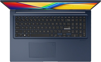 Ноутбук Asus Vivobook 17 X1704ZA-AU341 Pentium Gold 8505 8Gb SSD512Gb Intel UHD Graphics 17.3" IPS FHD (1920x1080) noOS blue WiFi BT Cam (90NB10F2-M00DD0)