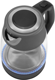 Чайник электрический Polaris PWK 1760CGL 1.7л. 2150Вт шампань/черный корпус: стекло/металл