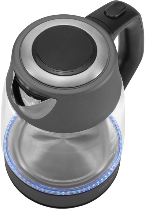 Чайник электрический Polaris PWK 1760CGL 1.7л. 2150Вт шампань/черный корпус: стекло/металл