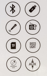 Минисистема Hyundai H-MAC180 черный 30Вт FM USB BT SD/MMC