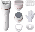 Эпилятор Philips BRE730/10 скор.:2 насад.:5 белый