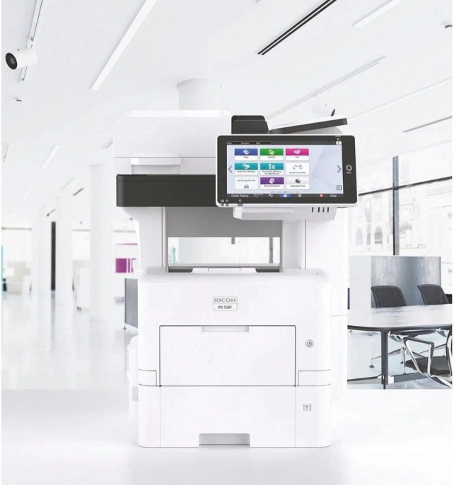 Ricoh IM 550F A4, МФУ, лазерное, черно-белое , 55стр/мин, 1200dpi, 1300МГц, 2048Мб, 320Гб, AirPrint/Ethernet, 418459
