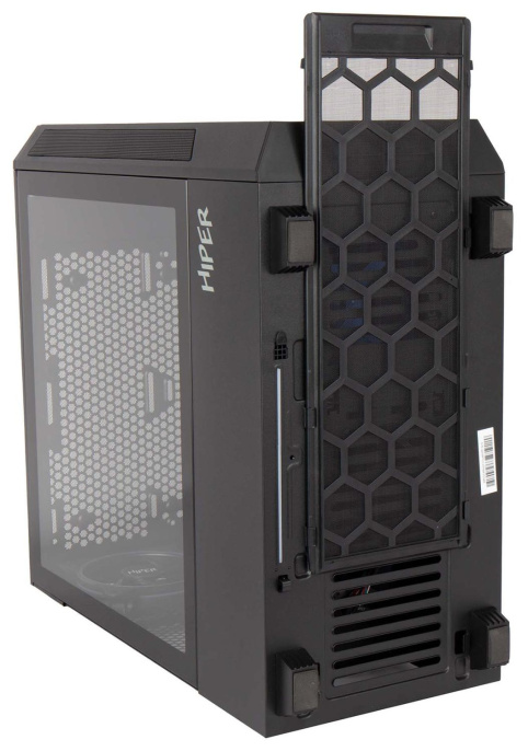 Корпус ATX HIPER PB81, Midi-Tower, без БП,  черный