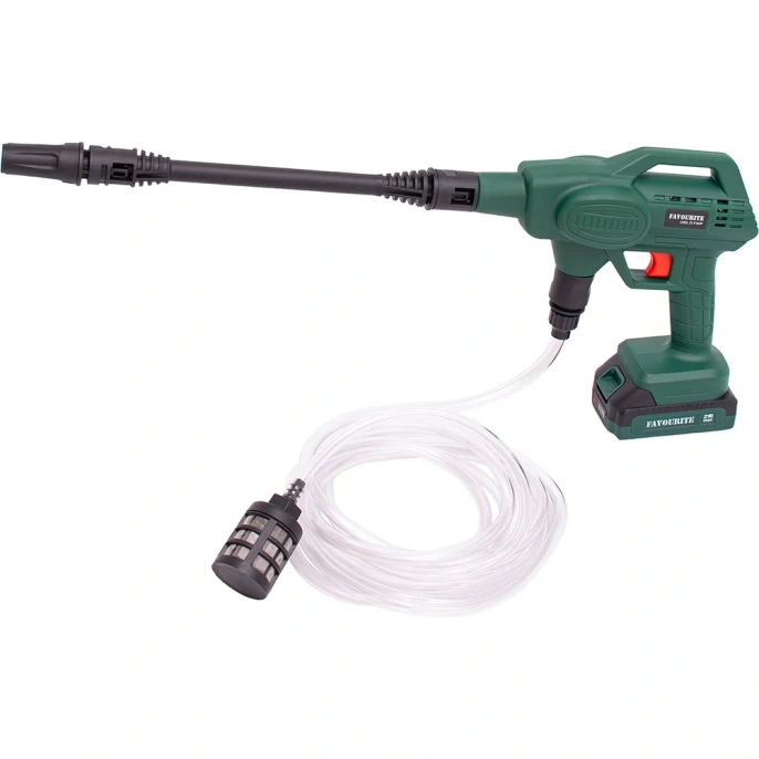 Мойка высокого давления аккумуляторная FAVOURITE OBS 21 FWP Li-ion, 21В, 2Ач, 40 бар 150221040