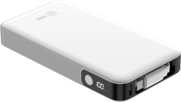 Внешний аккумулятор (Power Bank) Cactus CS-PBFSPA-10000,  10000мAч,  белый
