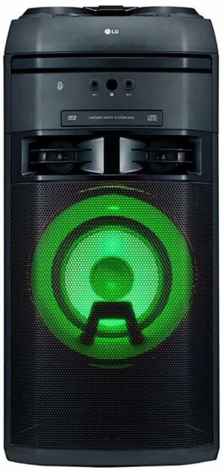 Музыкальный центр LG OK65, 500Вт, с караоке, Bluetooth, FM, USB, CD, черный,