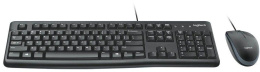 Комплект клавиатура+мышь Logitech MK120, USB, проводной, с гравировкой, черный [920-002589]