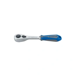 Трещотка KING TONY 1/4", 140 мм, 90 зубцов, флажковая с кнопкой 2773-55GS