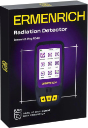 Дозиметр ERMENRICH Ping RD40, фиолетовый/ черный [84640]