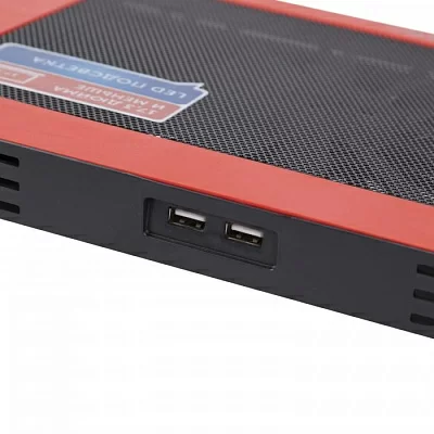 Подставка для ноутбука STM IP25 Red. STM Laptop Cooling IP25 Red (17,3"", 1x(150x150),   plastic+metal mesh)