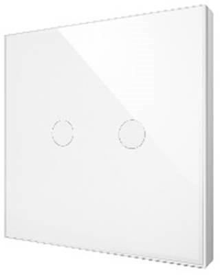 Умный выключатель Rubetek RL-3122, двухклавишный, белый