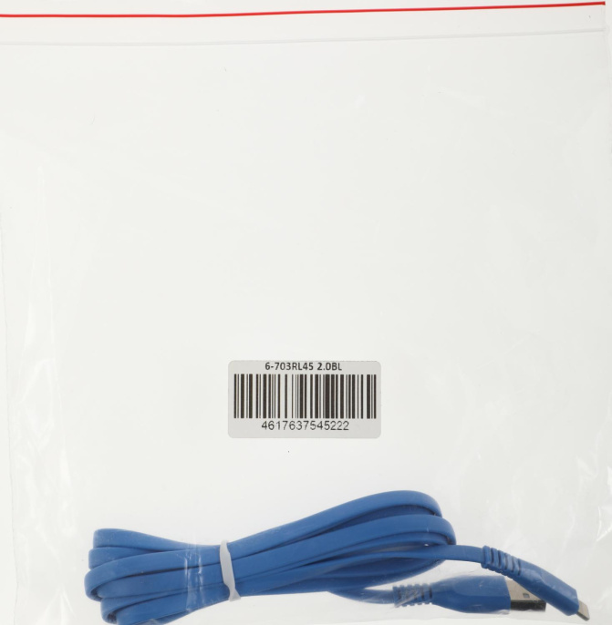 Кабель PREMIER 6-703RL45 2.0BL,  Lightning (m) -  USB (m),  2м,  синий