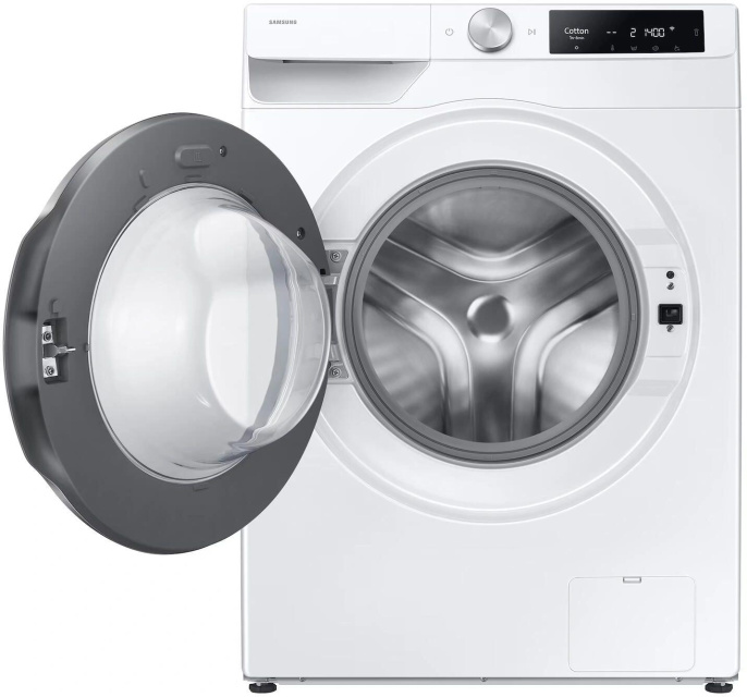 Стиральная машина Samsung WW90DG6U34LELP, с фронтальной загрузкой, 9кг, 1400об/мин, с паром