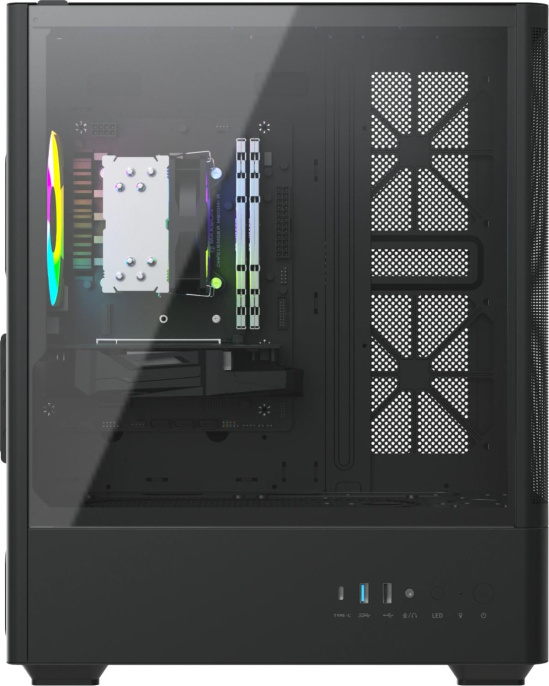 ПК Teclast G03 i5 12400F 2.5 32Gb SSD1Tb RTX3050 6Gb Windows 11 Pro GbitEth 400W черный G03 12400F32G1T3050BKRU