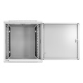 Шкаф телекоммуникационный 19" настенный 12U ExeGate EC-WM-12U.450.M.GREY (19”, 12U, 600x450x635mm (ШхГхВ), передняя дверь металл, съемные боковые панели, пыле- и влагозащита IP23, светло-серый RAL 7035) EX298615RUS