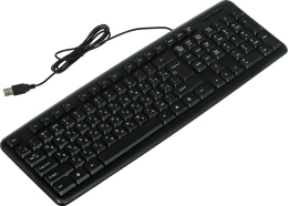 Клавиатура Defender HB-420 Black USB 107КЛ 45420 стандартная для ПК, интерфейс подключения - USB, цвет черный
