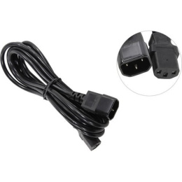 Кабель питания ExeGate Special EC-3S-C13- C14/3x0.5 C13- C14, 3*0.5mm2, CCA, черный, 3м ES280989RUS