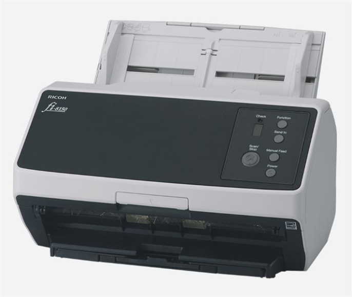 Сканер Ricoh scanner fi-8150 Сканер уровня рабочей группы, 50 стр/мин, 100 изобр/мин, А4, двустороннее устройство АПД, USB 3.2, светодиодная подсветка.