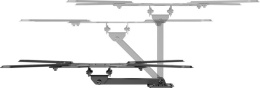 Кронштейн roome LDA41-441-R для телевизоров, диагональ экрана: 23"-65", настенный, максимальная нагрузка: 30 кг, угол наклона: +5/-10 °, угол поворота: +90/-90 °, VESA: 100x100, 100x200, 200x100, 200x200, 200x300