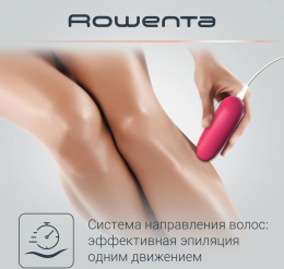 Эпилятор Rowenta EP1110F1 скор.:2 насад.:1 розовый/темно-розовый 1830007953
