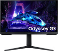 24" Монитор Samsung Odyssey G3 S24DG300EIXCI, 1920x1080, VA, 180Гц, 1хHDMI, 1хDP, черный [ls24dg300eixci]