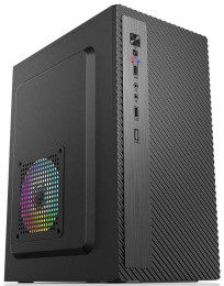 Корпус mATX Accord Entry ACC-2053B, Mini-Tower, без БП,  черный