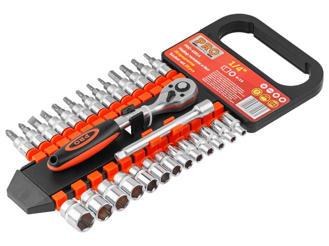 Набор головок и бит 28пр. 1/4" PRO STARTUL PRO-42814
