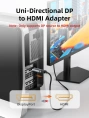 Адаптер CABLETIME CP22A (CT-DMHF4K-AG3) DP to HDMI Adapter 4K30Hz