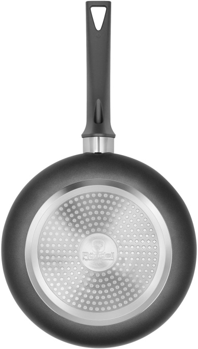 Сковорода Rondell Strike RDA-1353 круглая 20см покрытие: Xylan Plus ручка несъемная без крышки серый