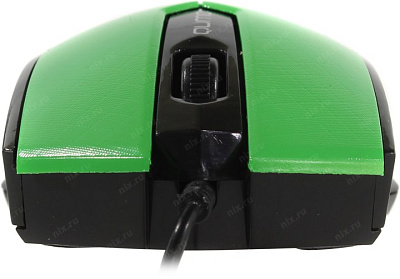 Манипулятор QUMO Optical Mouse Office M14 Green (RTL) USB 3btn+Roll 24133