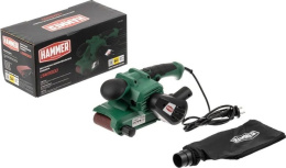 Шлифовальная машинка ленточная HAMMER LSM900D 900Вт 290м/мин лента 457x75мм 840982