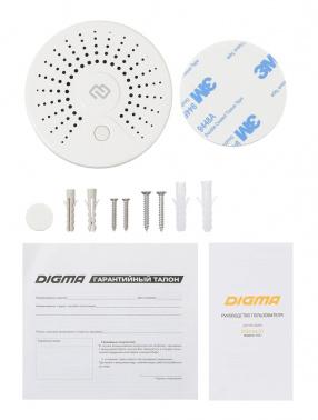 Датчик задымления Digma DiSense S1,  белый [dss1]