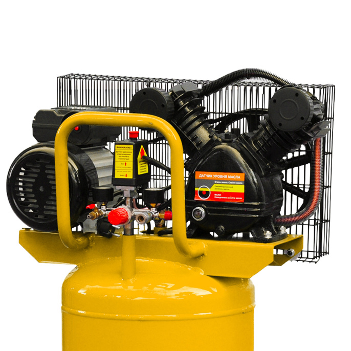 Воздушный компрессор SKIPER IBL3100V-2 до 380л/мин, 8атм, 100л, 230В, 2.2кВт, вертикальн рессив