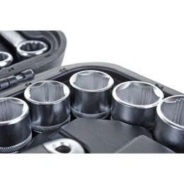 Набор инструментов Inforce 85 предметов 1/2", 1/4" Inforce, Сталь Cr-V, Профессиональный, 06-07-14