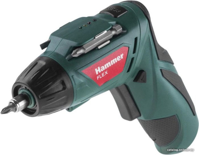 Отвертка аккумуляторная Hammer ACD3.6A с набором бит