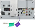 Автомагнитола JVC KW-V250BTM 2DIN 4x50Вт v3.0 DSP 6.2" 3 ПДУ RDS