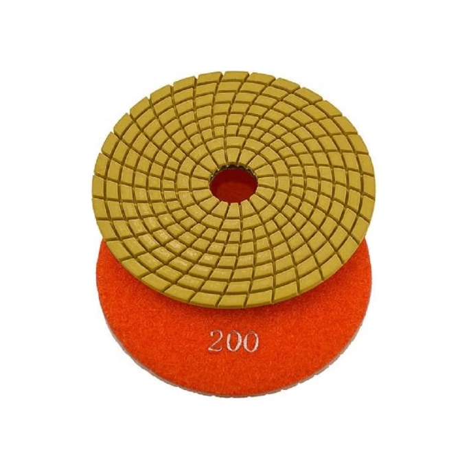 Круг шлифовальный алмазный гибкий черепашка 100 мм, p200, LUX, для мокрой полировки TORGWIN T134307