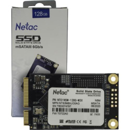 SSD накопитель NETAC N5M 128ГБ, mSATA, SATA III,  mSATA [nt01n5m-128g-m3x]