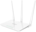 Маршрутизатор Tenda F3 Wi-Fi роутер N300 до 300 Мбит/с на 2,4 ГГц, 3x5dBi антенны, LAN 3x10/100 Мбит/с, WAN 1x10/100 Мбит/с