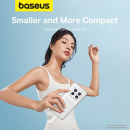 Портативное зарядное устройство Baseus P1002210B223-00 Magnetic Mini Wireless Fast Charge Type-C Edition 10000mAh 30W Stellar White (PPCXM10T)