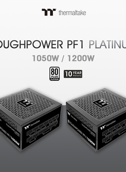 НОВИНКИ ОТ THERMALTAKE: БЛОКИ ПИТАНИЯ TOUGHPOWER PF1 TT PREMIUM EDITION МОЩНОСТЬЮ 1050 И 1200 ВТ