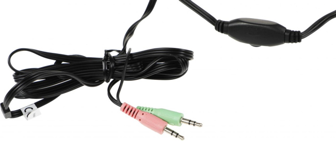 Гарнитура Defender Aura 102,  для компьютера, накладные,  проводные, черный [63102]