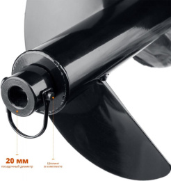 Бур для мотобуров Зубр 7051-25