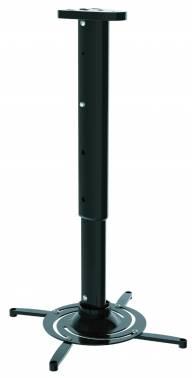 Кронштейн для проектора Cactus CS-VM-PR05L-BK, до 10кг, потолочный, поворот и наклон, черный
