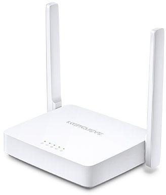 Wi-Fi роутер MERCUSYS MW300D,  Wi-Fi 4,  N300,  2.4ГГц, 3 LAN,  ADSL2+ (Annex A), белый