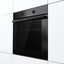 Духовой шкаф электрический Gorenje BPS6737E14BG,  77л,  дверца с 4 стеклами,  черный