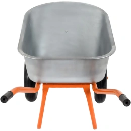 Строительная двухколесная тачка Gigant 110л, 200 кг, литые ПУ колеса GX-03