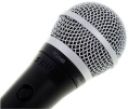 Микрофон проводной Shure PGA48-XLR-E 4.6м черный/серебристый