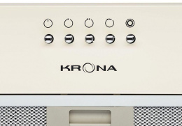 Вытяжка встраиваемая Krona Runa 600 PB слоновая кость управление: кнопочное 1 мотор