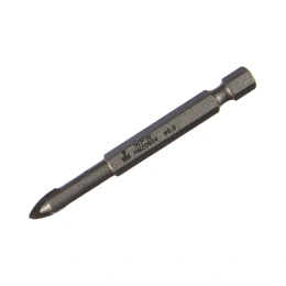 Сверло 6 мм, 70 мм, хвостовик HEX1/4 для стекла и керамики WPW HMZ0604